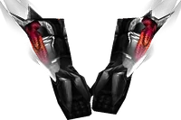 Excellent [BLACK]Dragon Knight Gloves +15